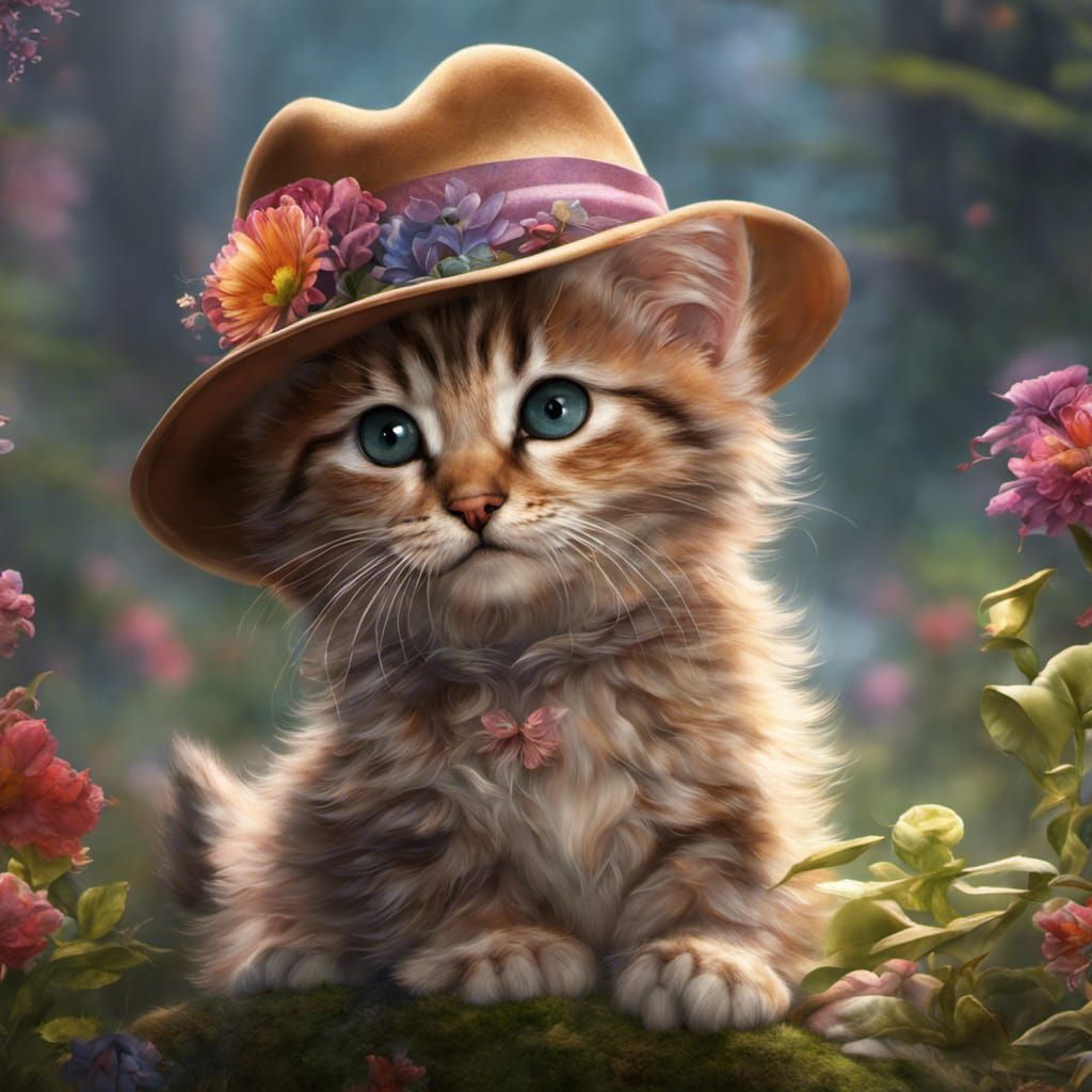 Cats and Hats  by @ShanLanar