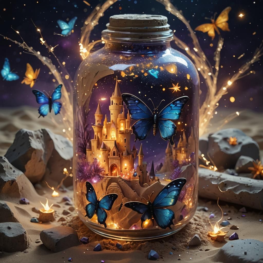 City in a jar