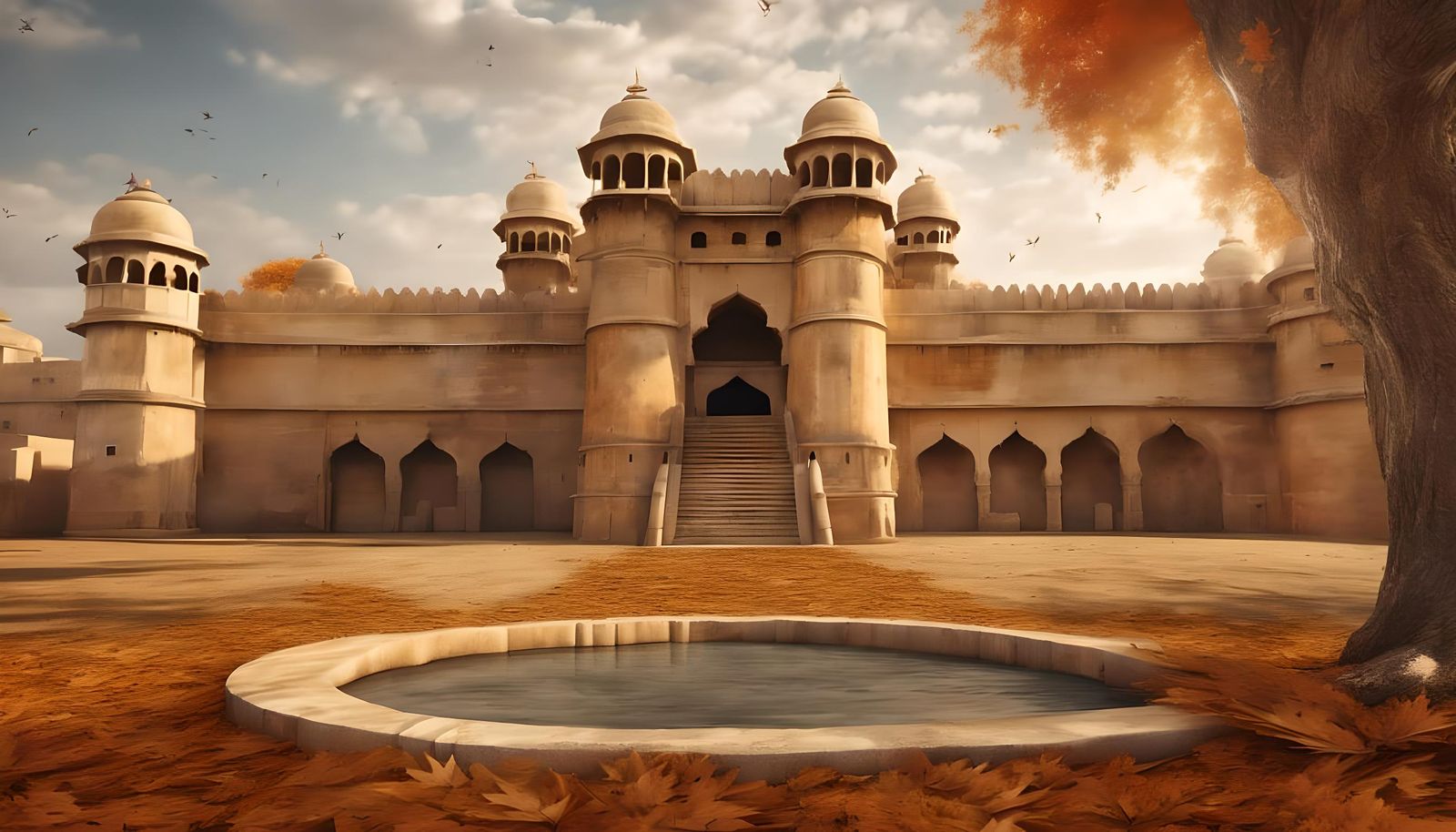 Rajasthani Fort In Autumn Season. - [Pt. 7].