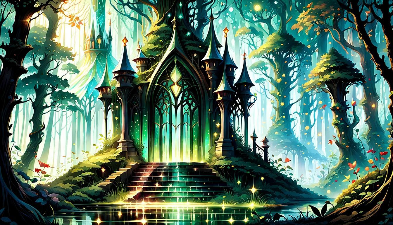 elf castle - AI Generated Artwork - NightCafe Creator