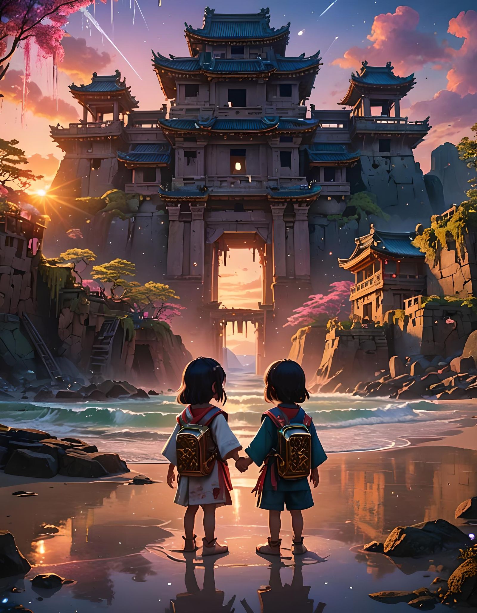 Two Sisters’ Adventure in the Sea Ruins