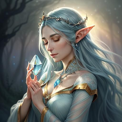 Indeed, the concept of elven souls being bound to inanimate ...