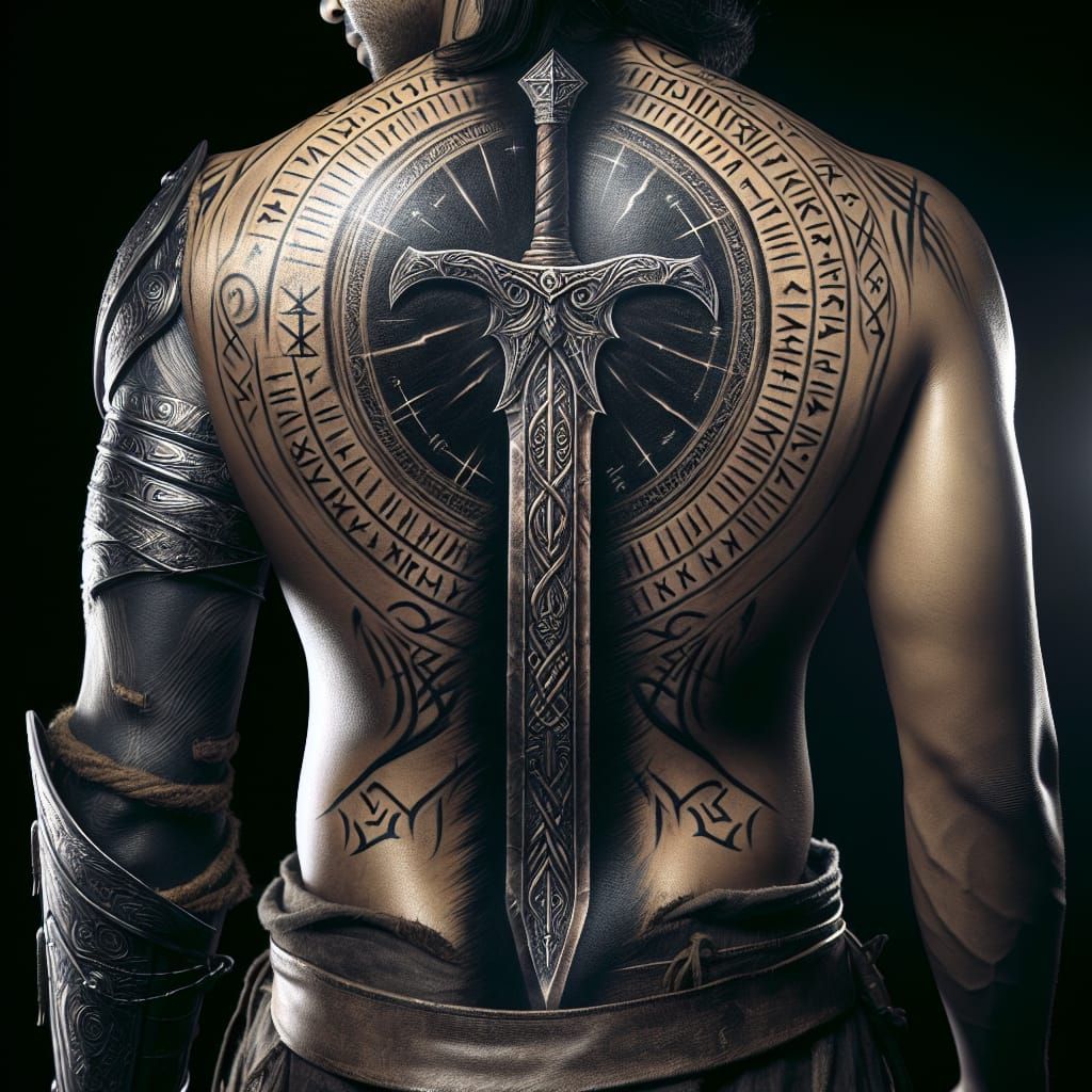 sword tattoo