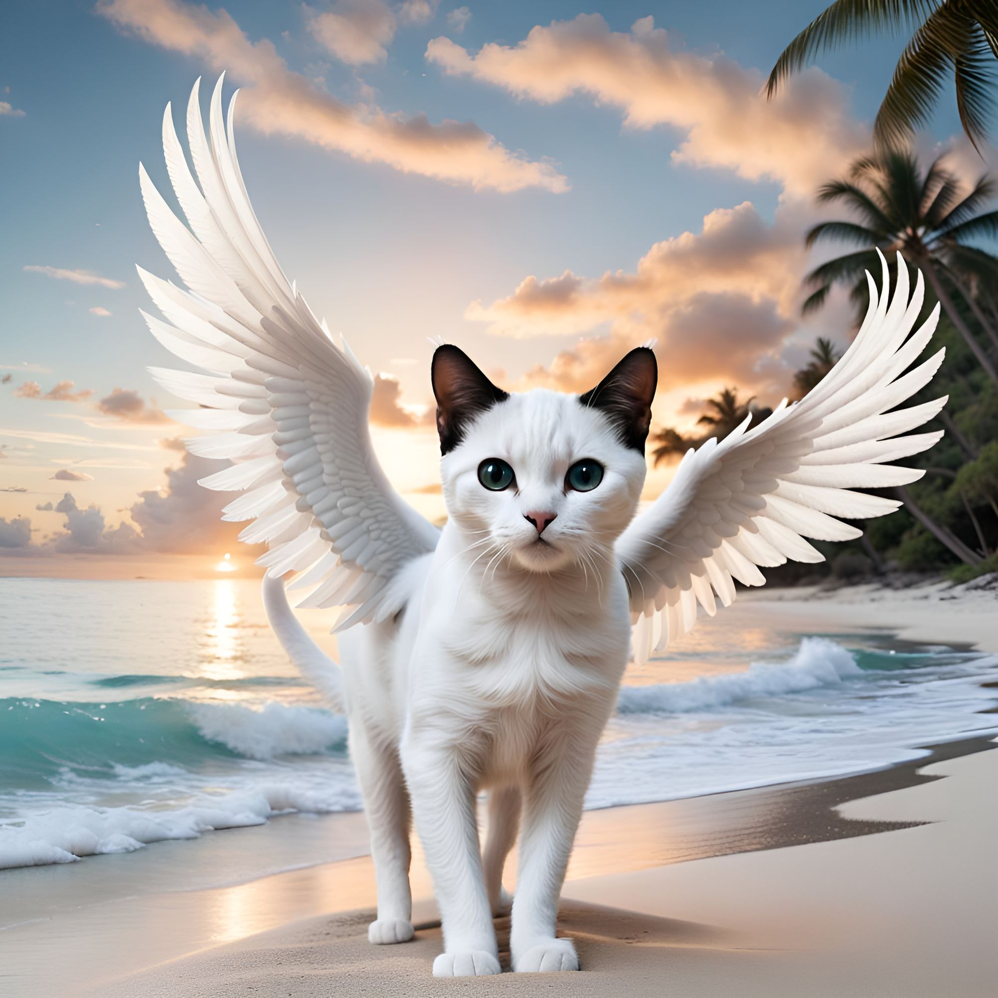 水晶Angel cat オルゴナイト✨