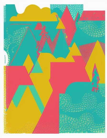 Risograph abstract