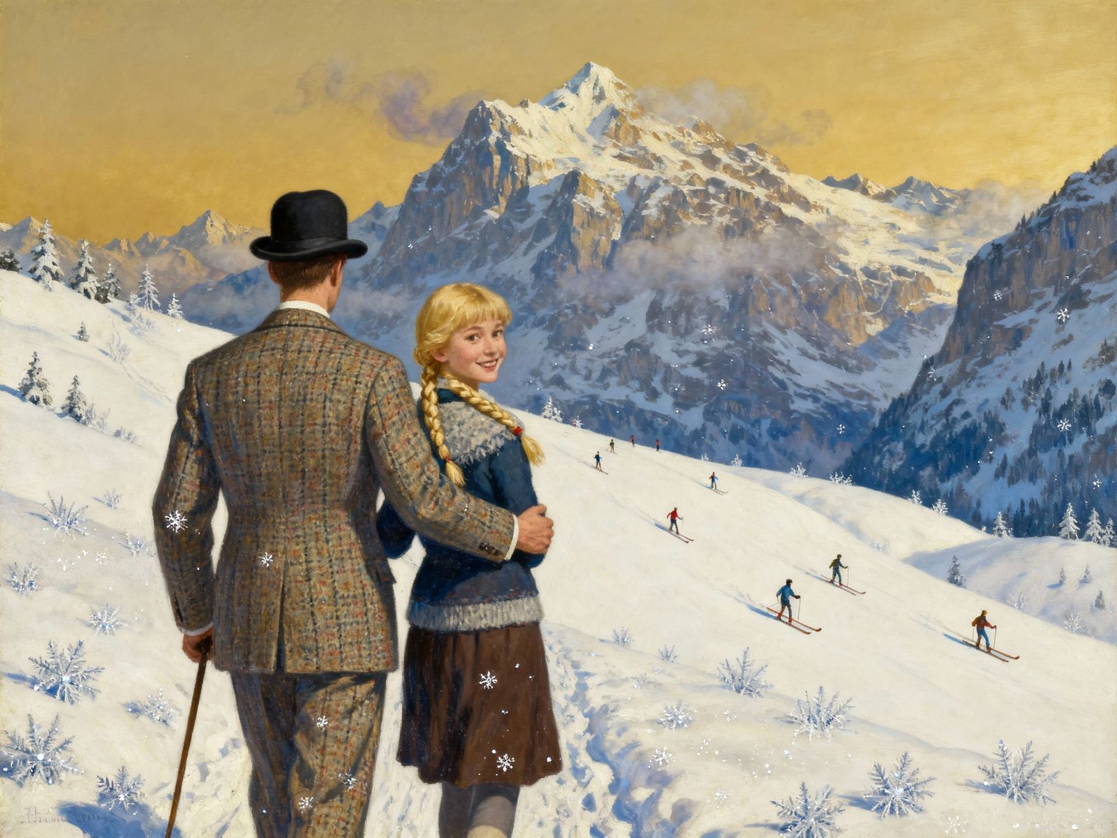 A Romantic Alpine Stroll  by @Tau Zero II