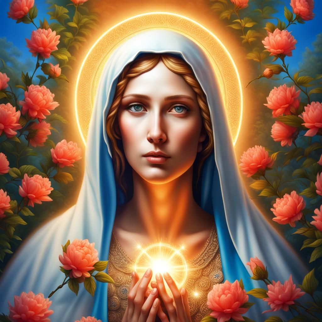 mother mary adobe illustrator download