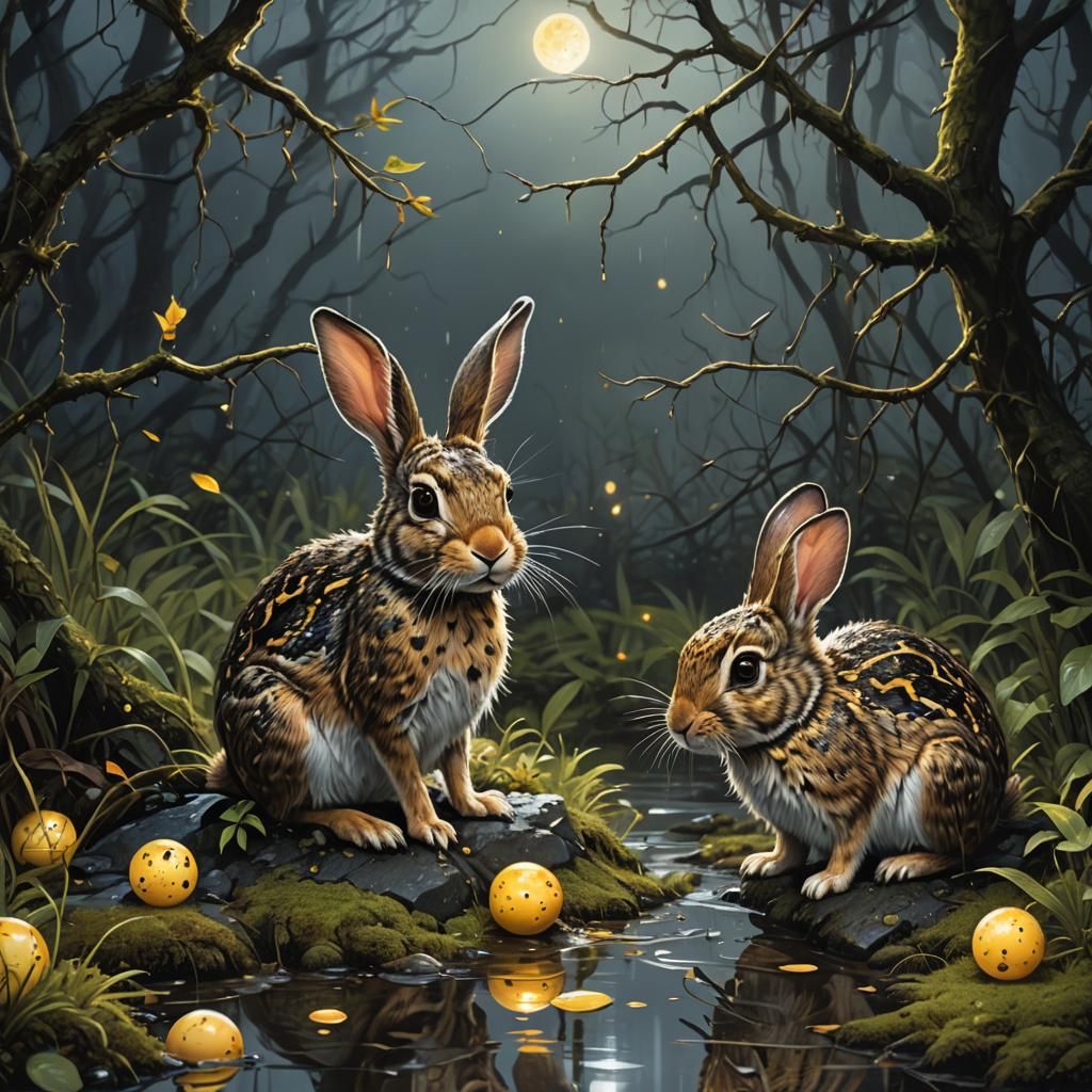 Speckled Rabbits