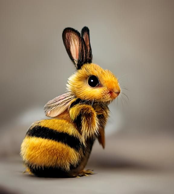 Honey Bunny🐇🐝🧡  by @FloatingInQuietDarkness