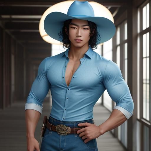 The Cowboy Gang: Blue Cowboy