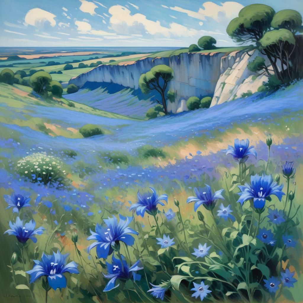 Blue Landscape 2