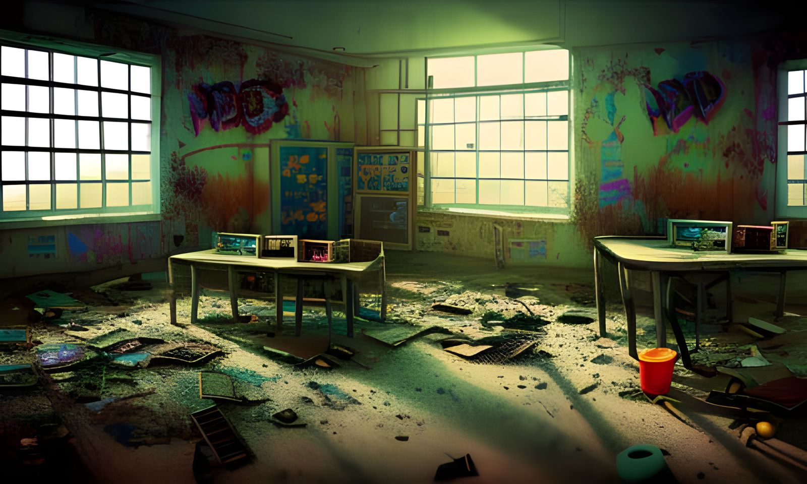 Desolate preschool