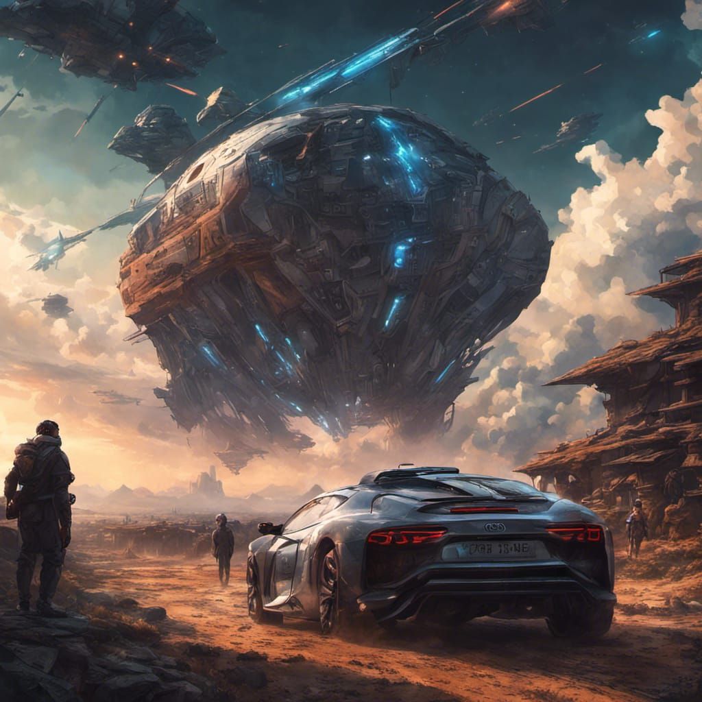 sci-fi fantasy in deep space ethnos futuristic digital HD HQ...