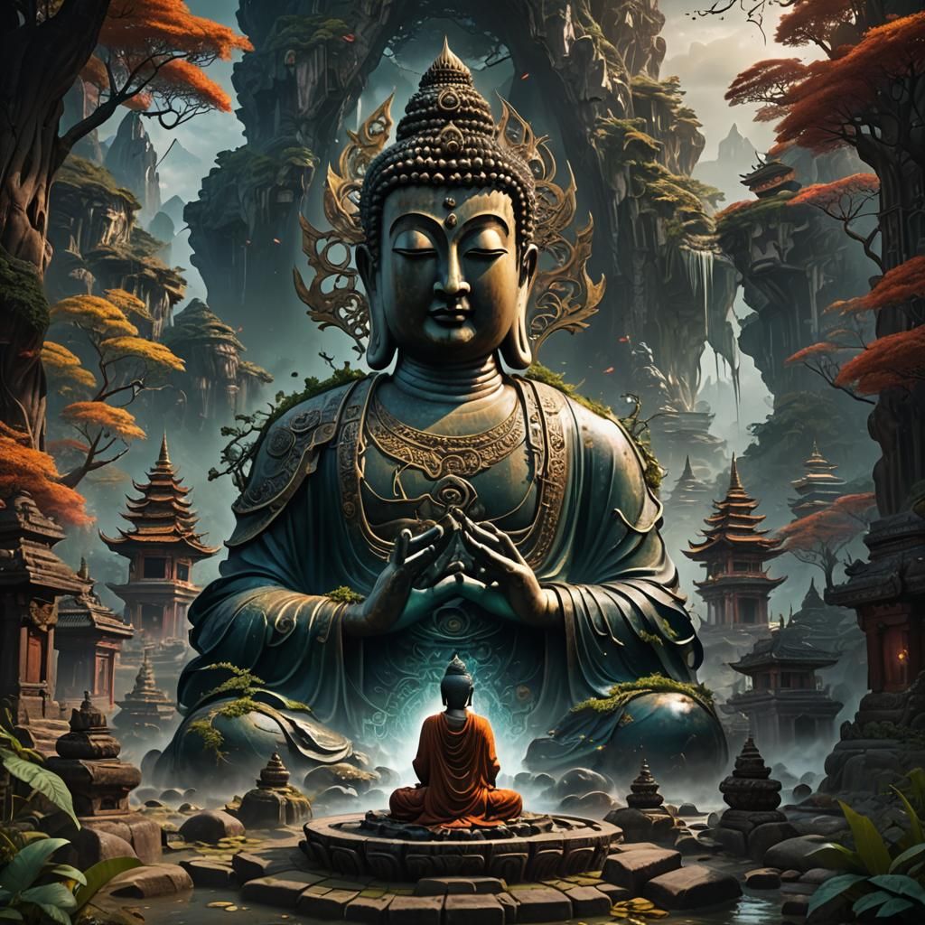 Buddha seeks salvation