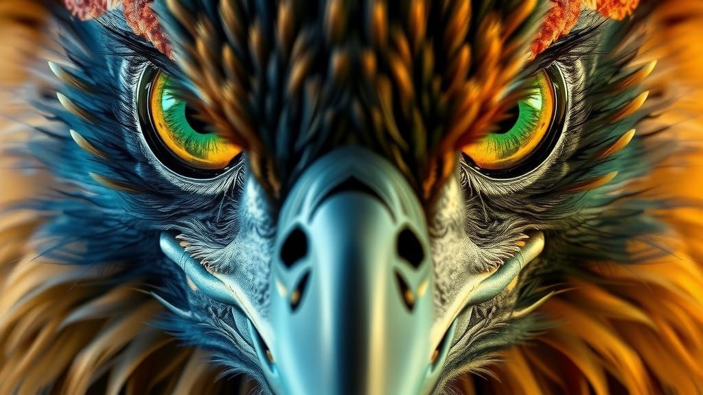 The Gryphon as he eyes his prey  by @MK Thunderstone