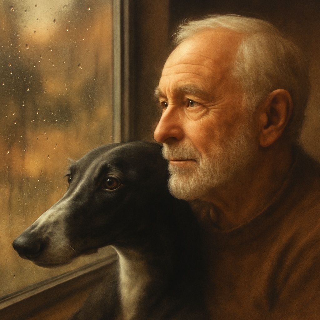 Old man with his friend2