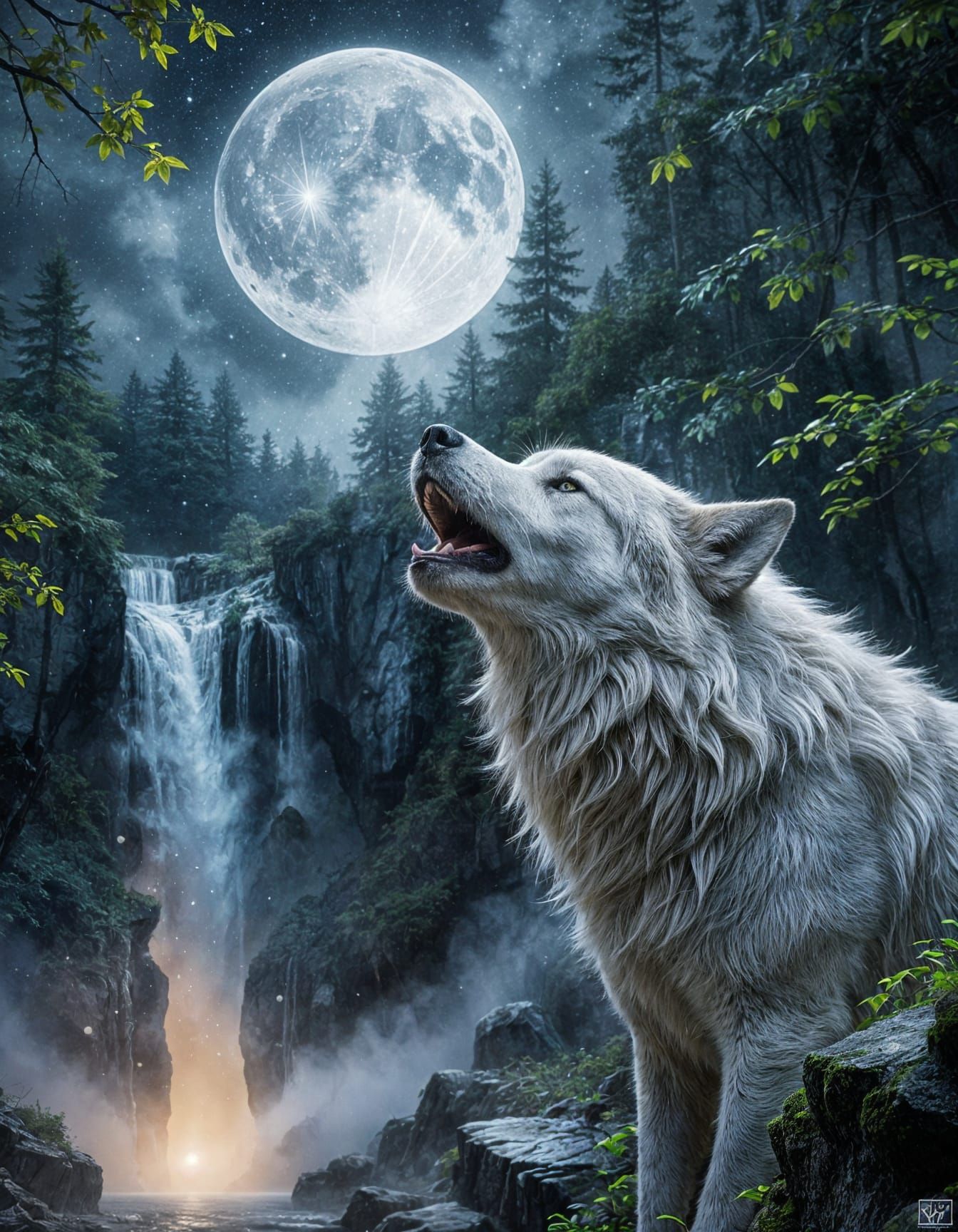 L'appel de la lune  by @Soni