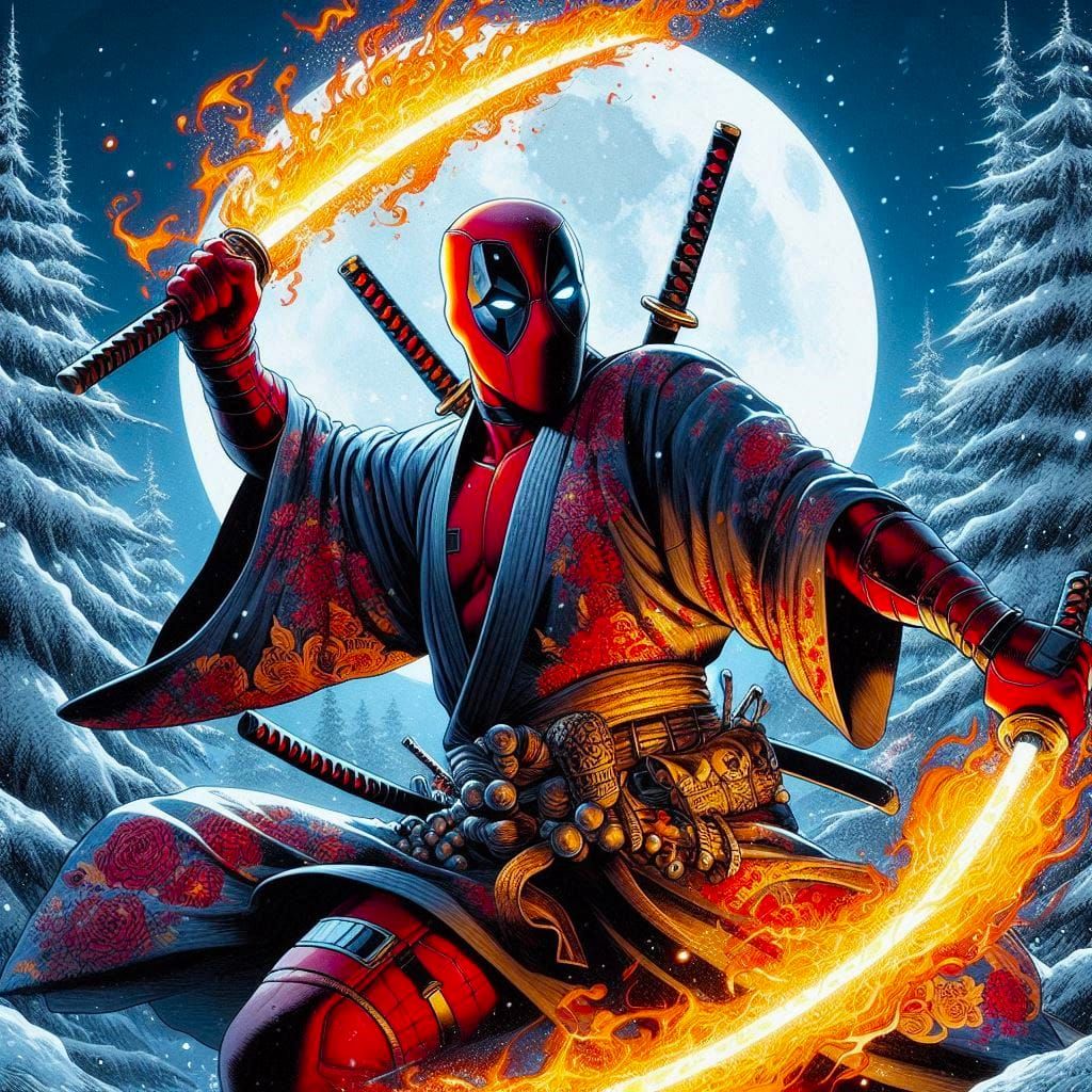 Deadpool X Demon Slayer