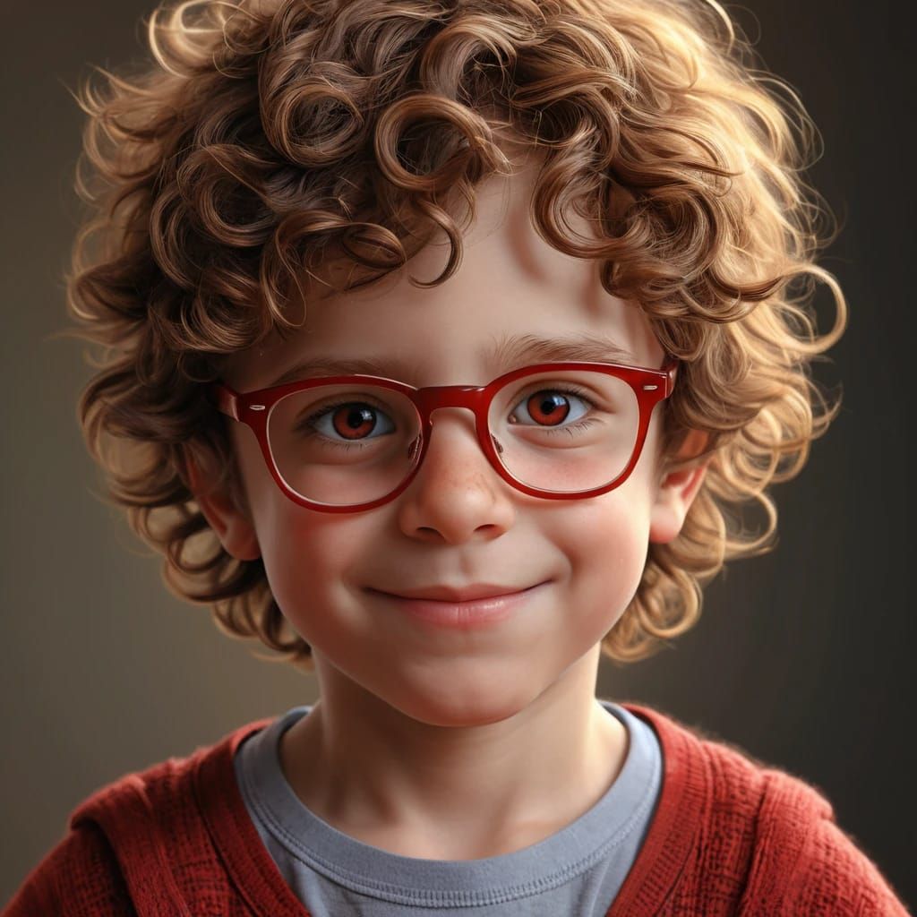 The Boy With Eye Glasses