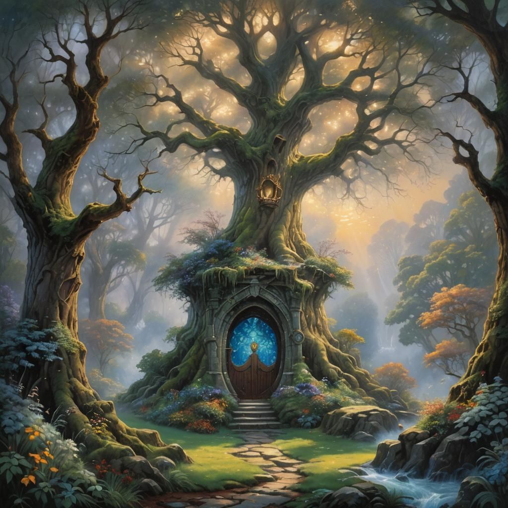 Tree portal to Narnia