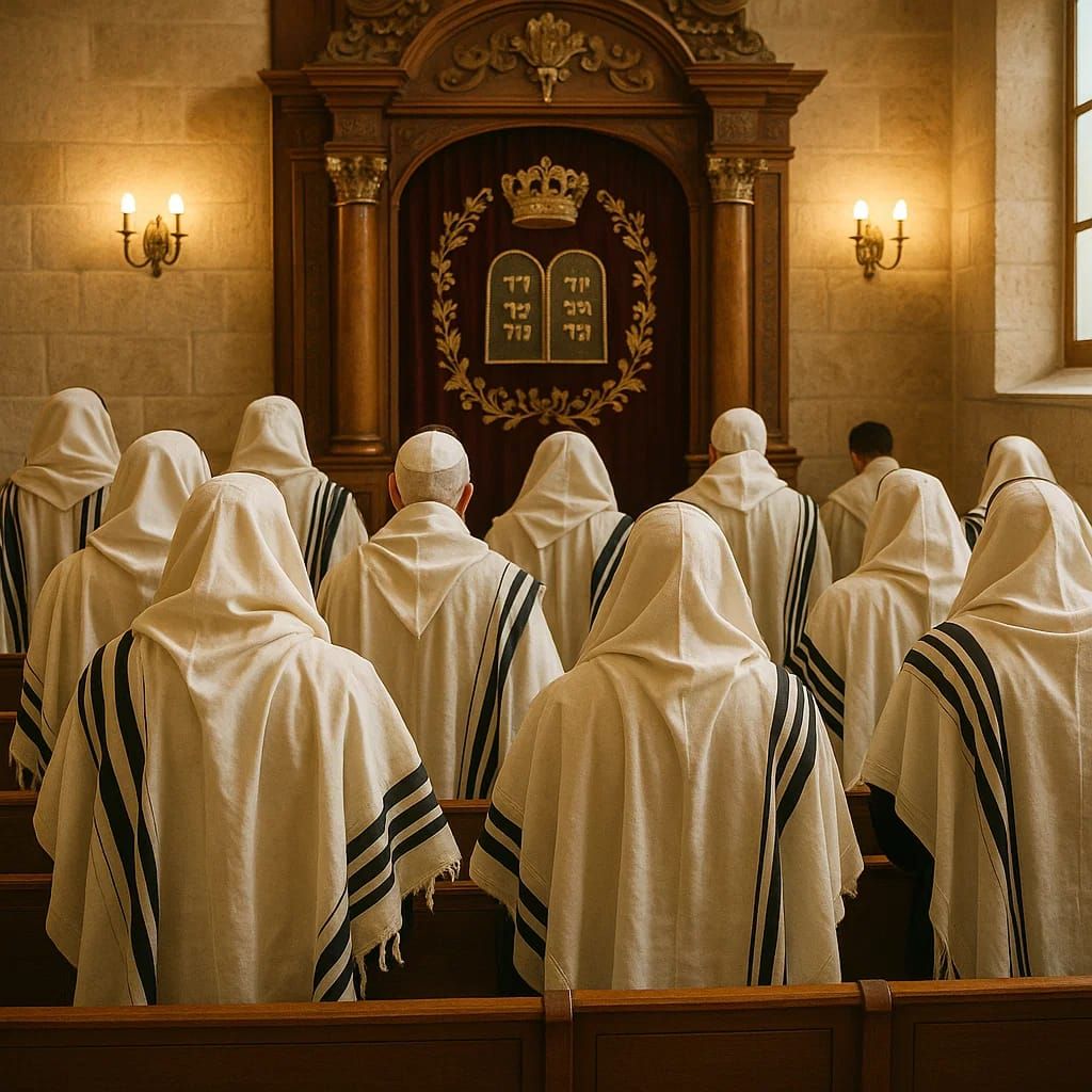 יום כיפור, בית כנסת