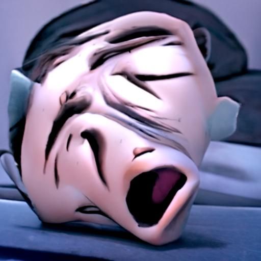 the feeling when you fall in your sleep