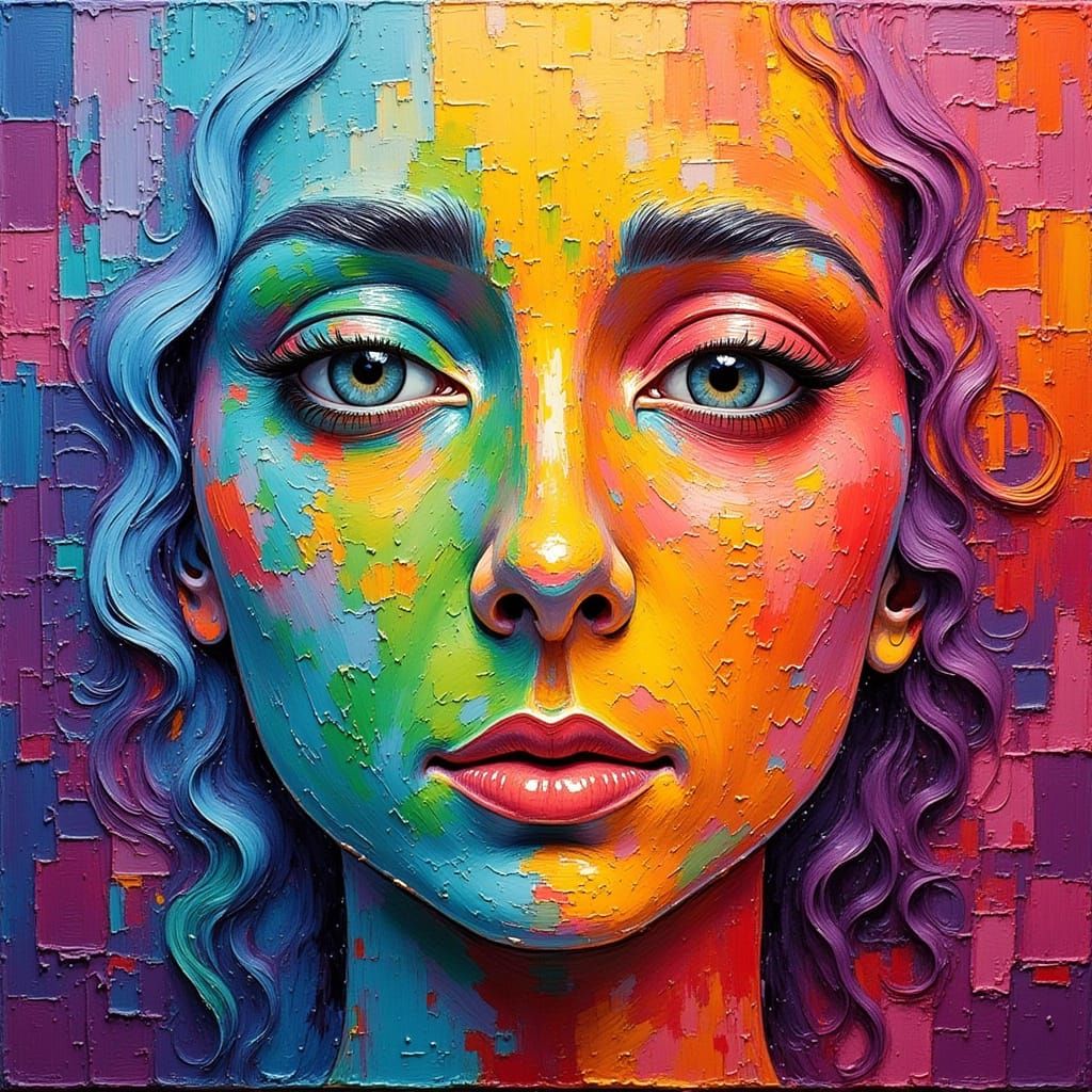 Impasto
 <lora:Purples:1.0>