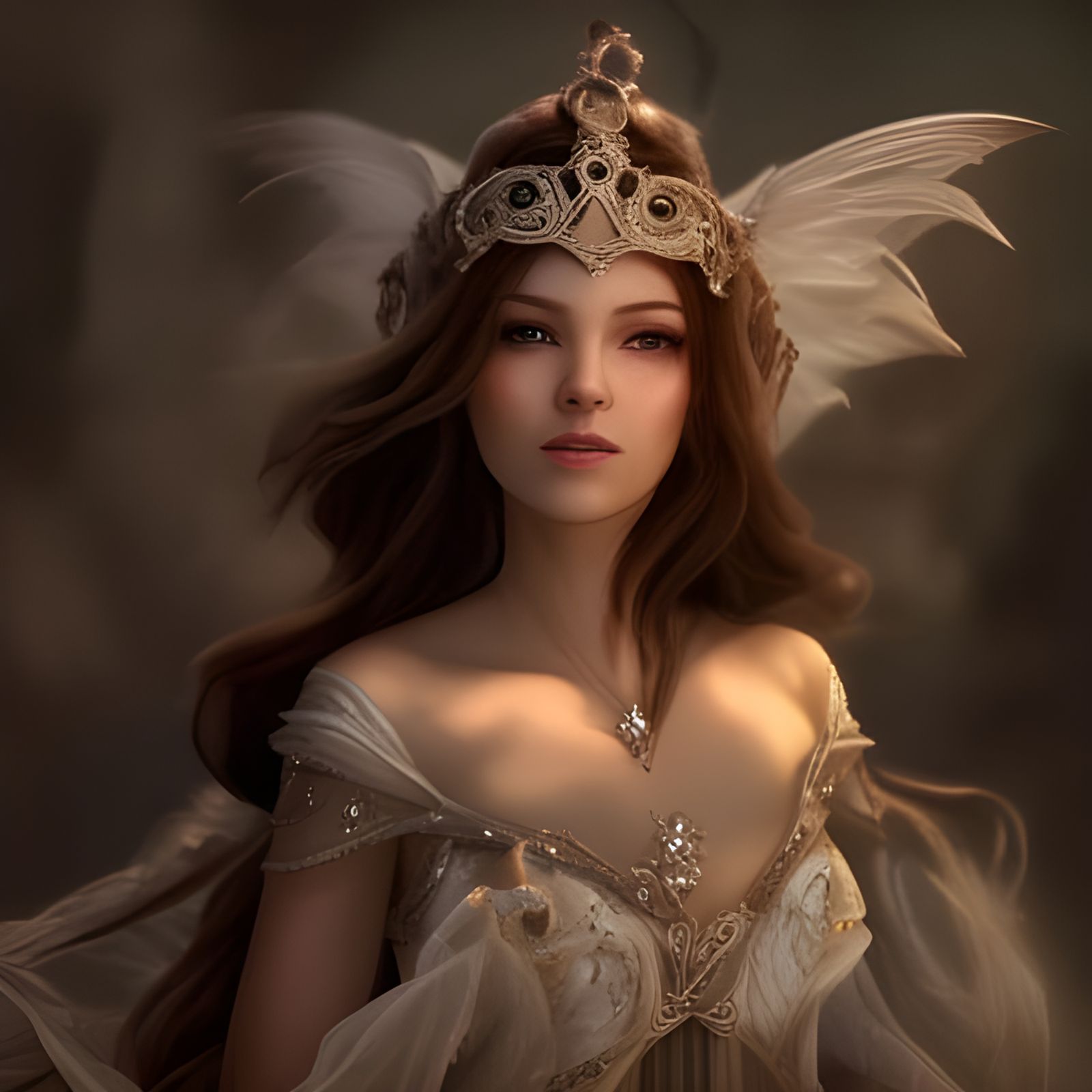 Dark crystal Fairy AI Generated Artwork NightCafe Creator