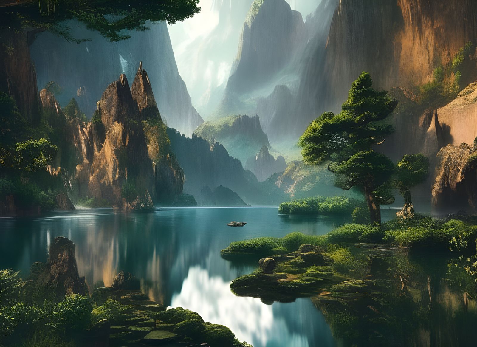 Mountain lake  by @PMG