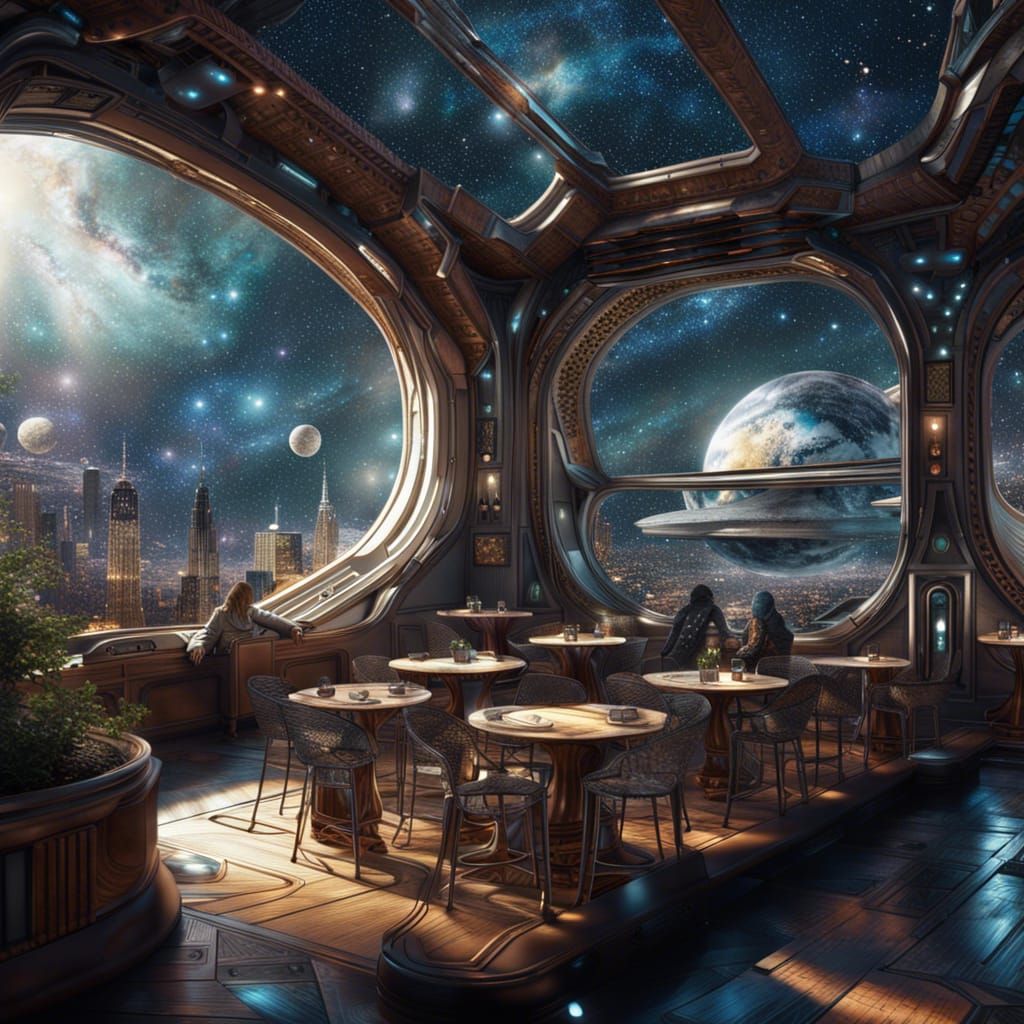 coffee in space  by @MaKayla