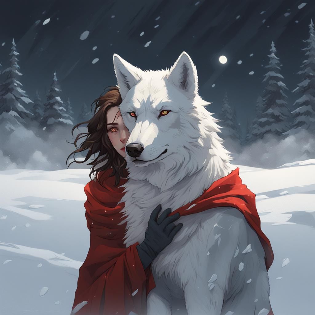 Sami and the wolf