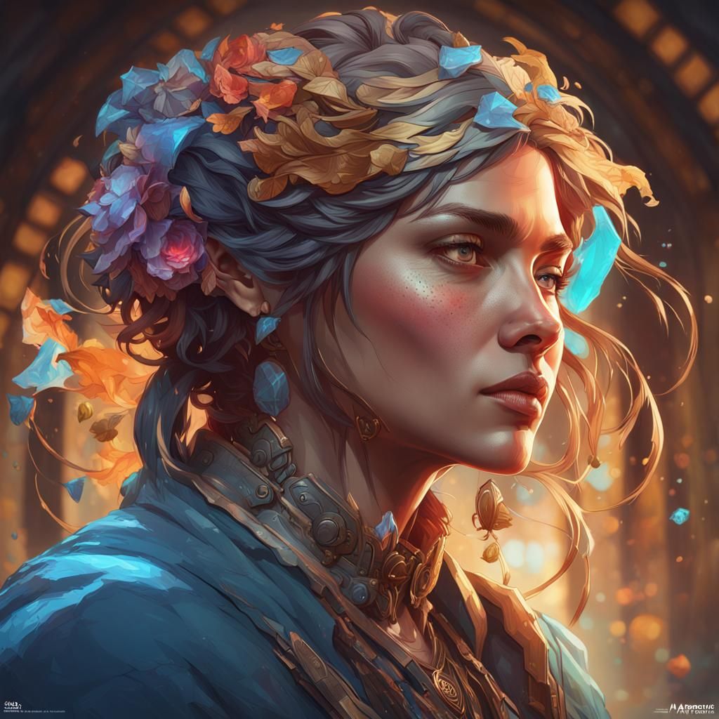 Detailed Portrait with Dynamic Lighting in Unreal Engine 5