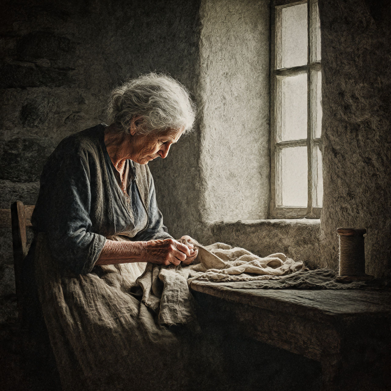 I kept the thread, long after the name faded.  by @Uwork