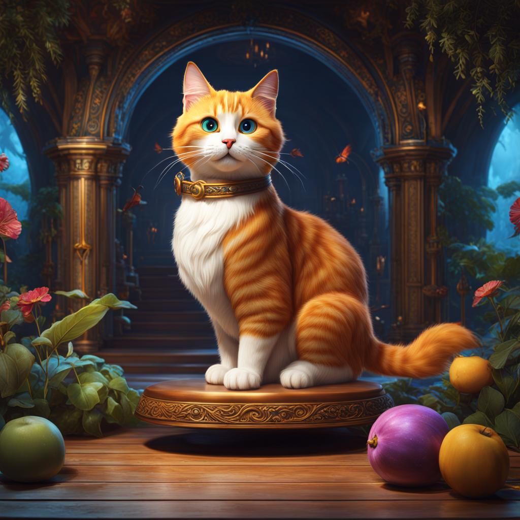 Motivational ,funny cat,mountains, old palace