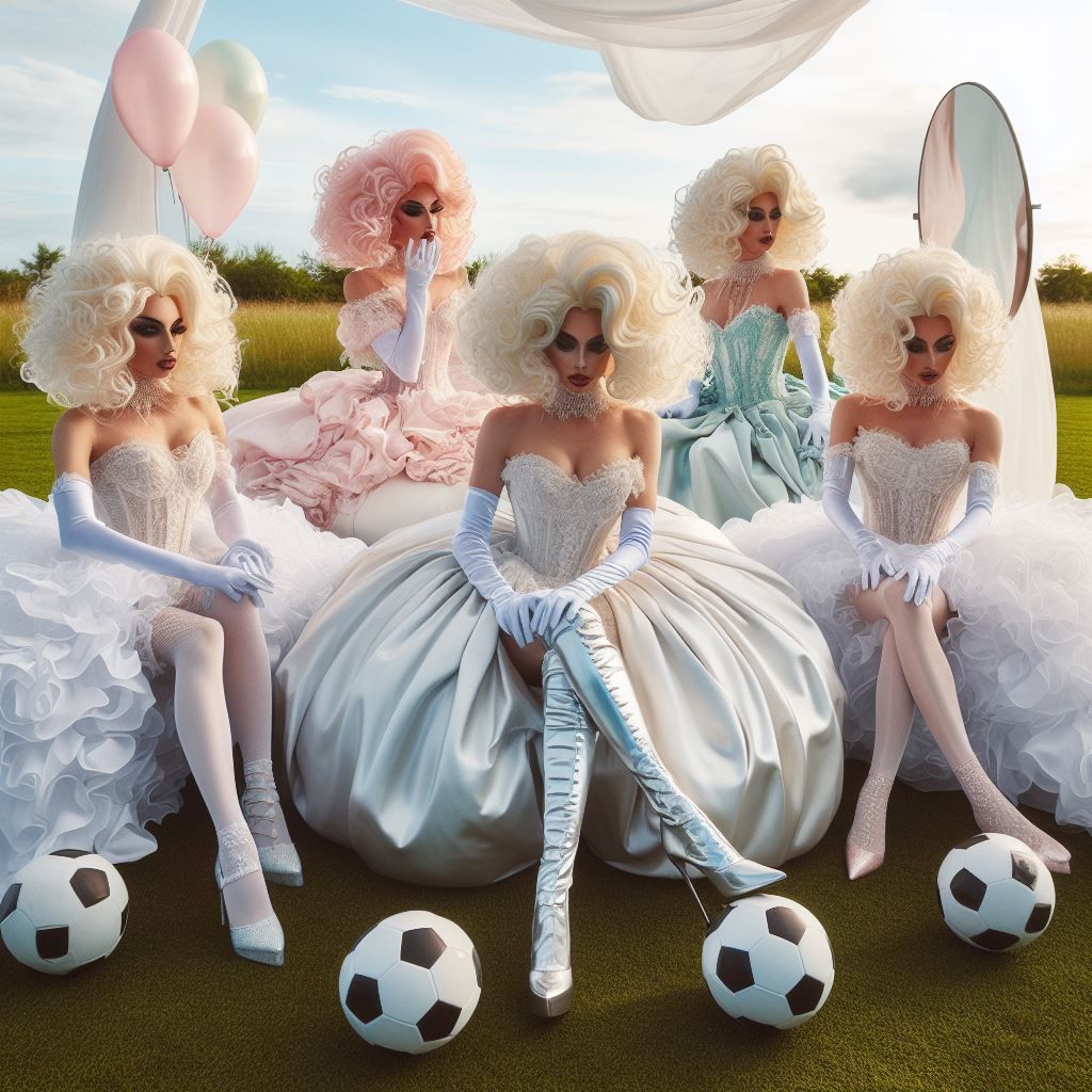 Satin Wonderland of Sissy Dresses