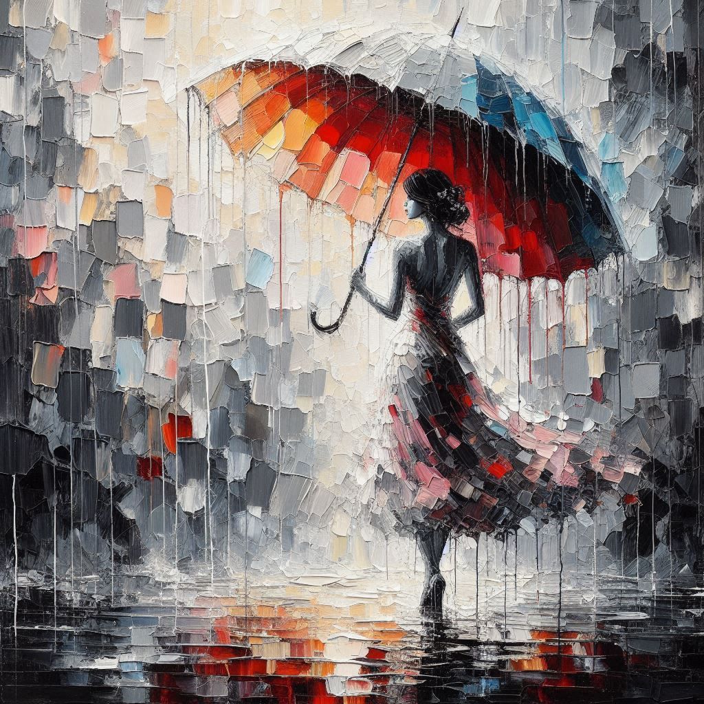 Walking in the rain