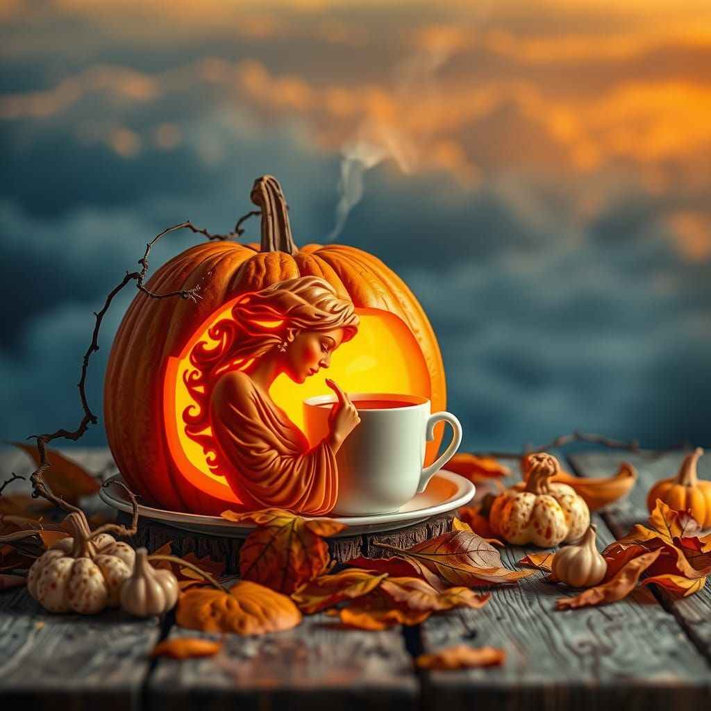 Cozy Fall Pumpkin Carving