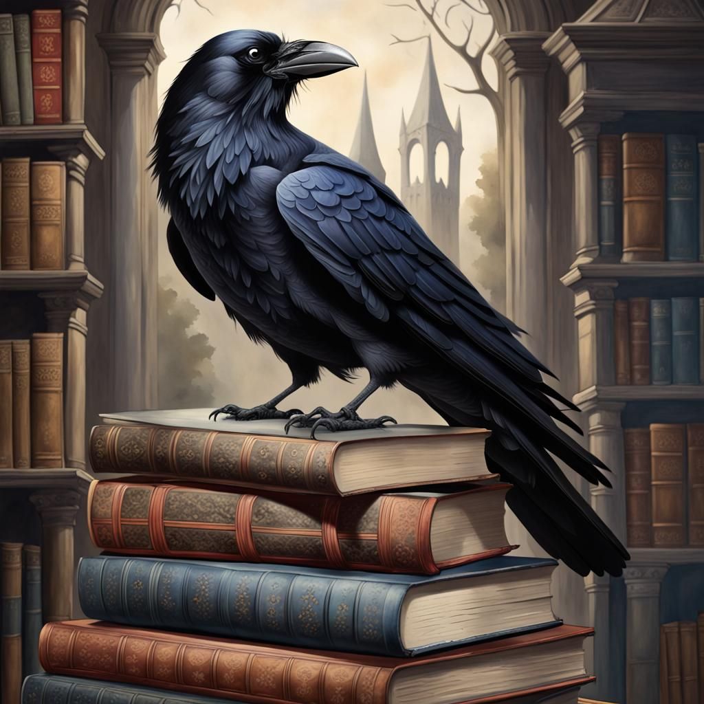 Black raven  by @EllyZ