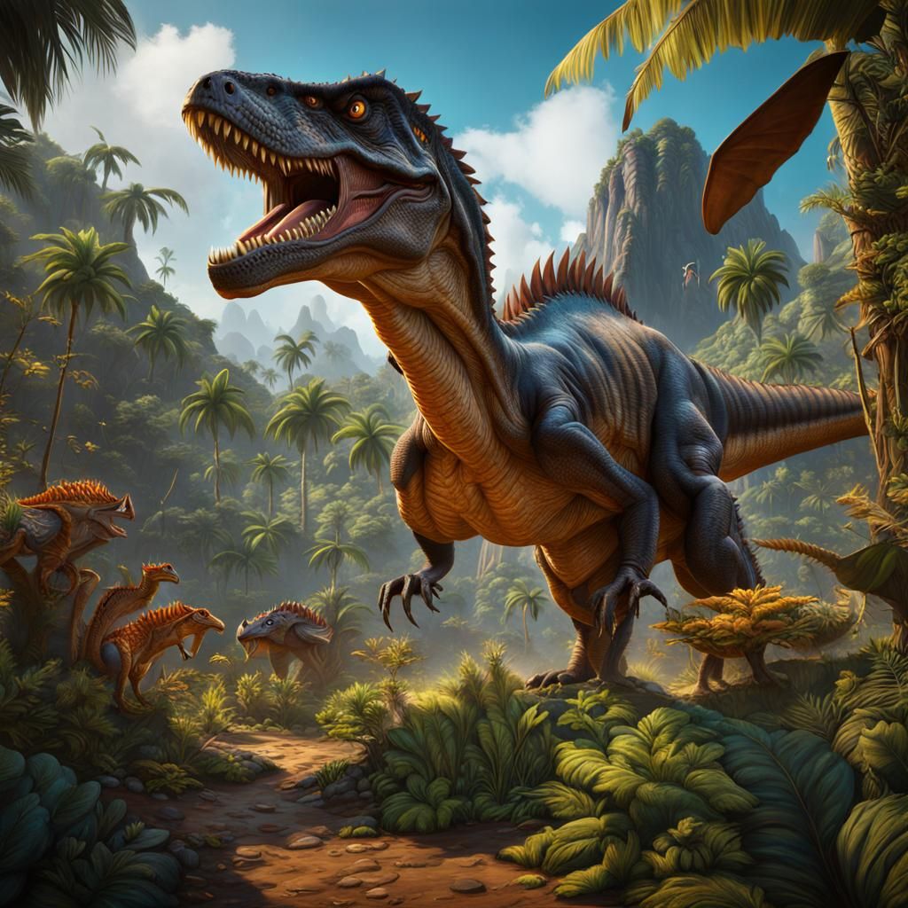 Jurassic fun  by @undefined