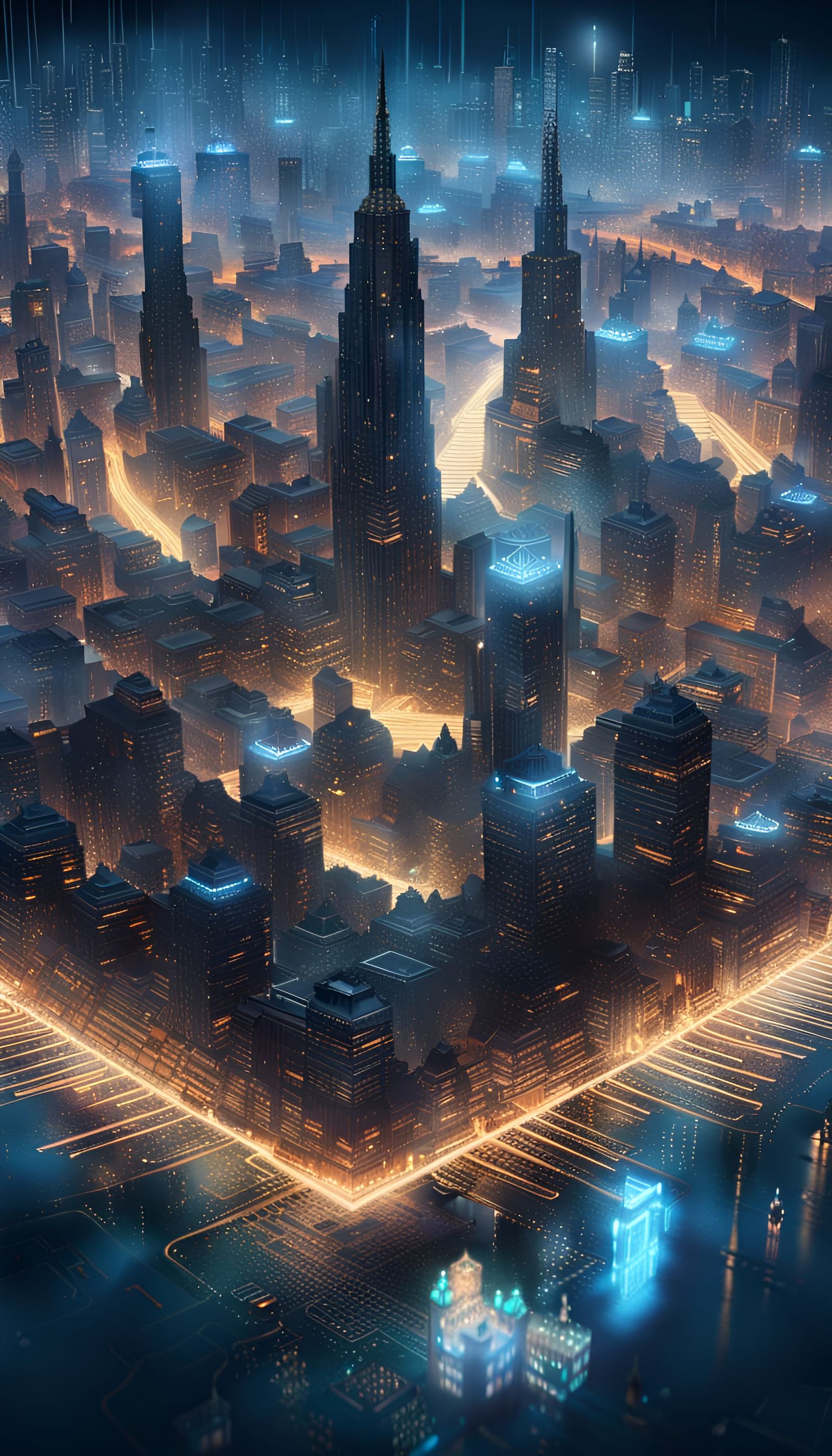 Chip City AI Generated Artwork NightCafe Creator