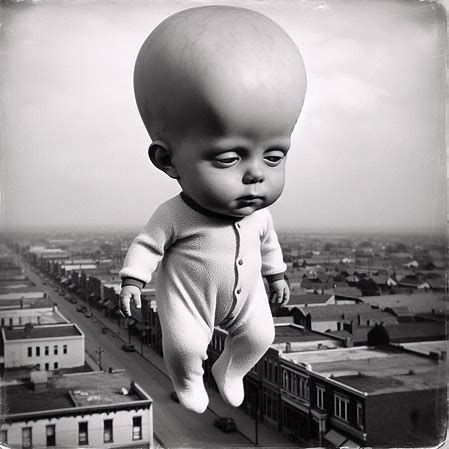 Sometimes I like to think that "Head Baby" floats above my t...