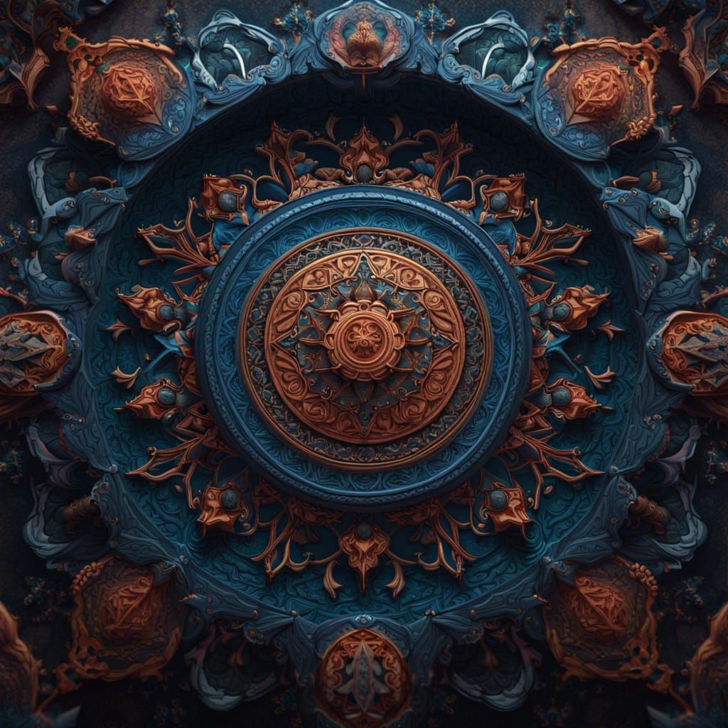 Mandala  by @Jasmine Liu