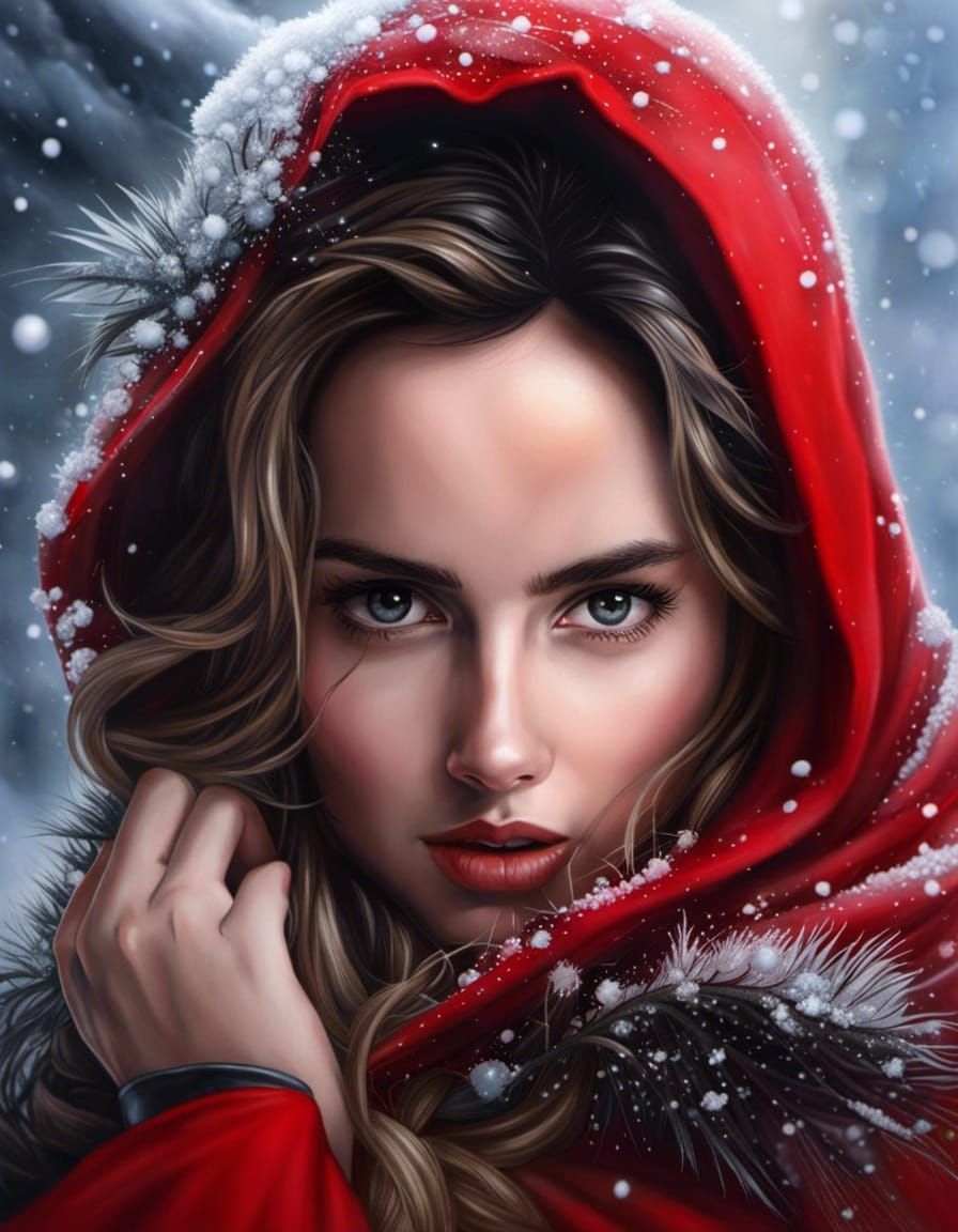Snowy Portrait.