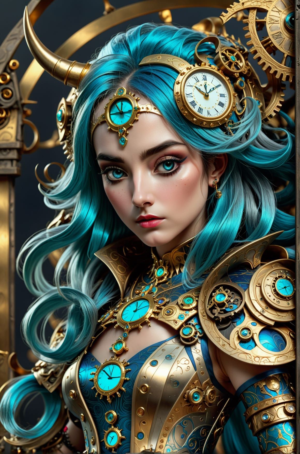 Steampunk Clock Creature