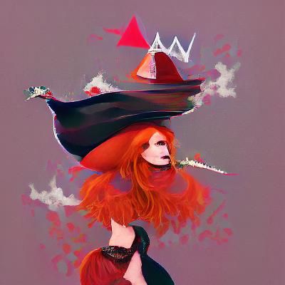 Redhead Witch Queen