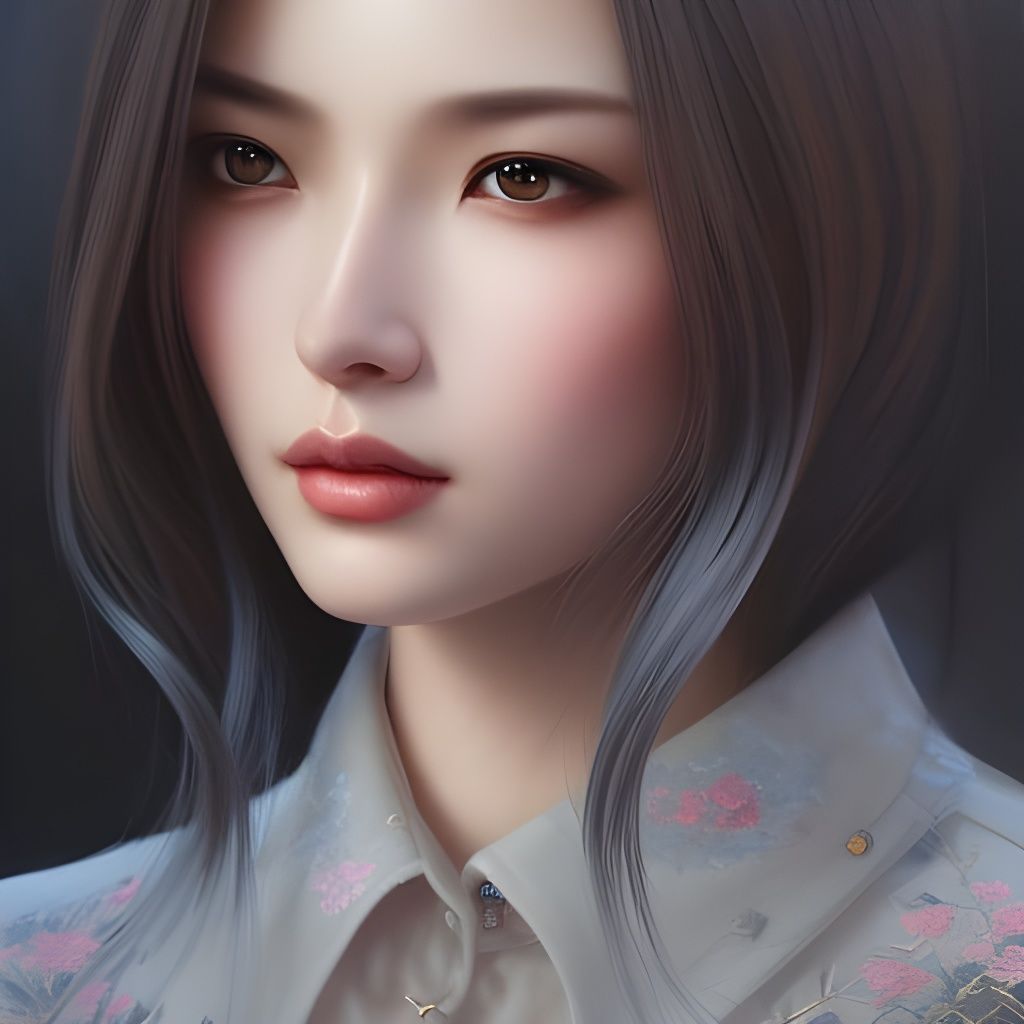 A Korean Face #007 - AI Generated Artwork - NightCafe Creator