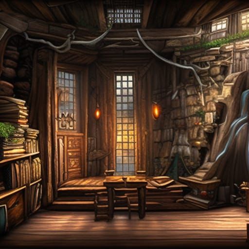 wizard's workshop - AI Generated Artwork - NightCafe Creator