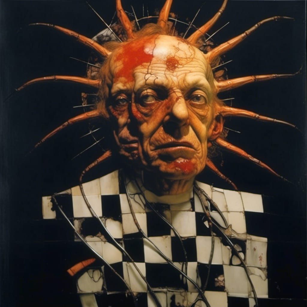 Hurricane of Flowers: A Study in Lines