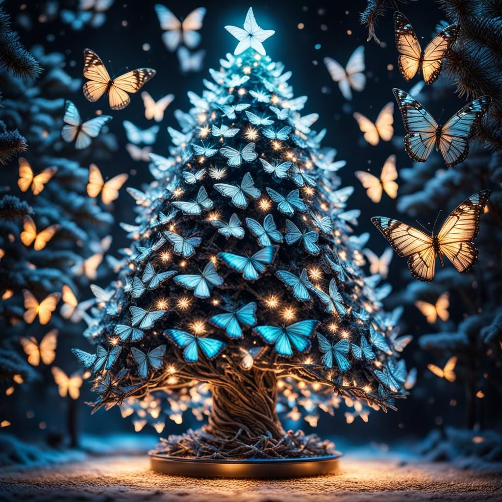 Butterfly tree  by @Fantasy-addict