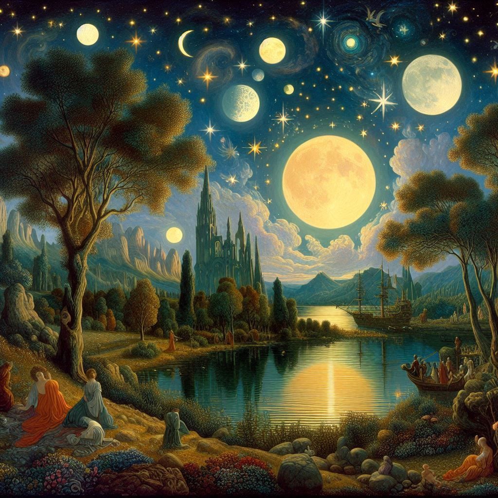 Rousseau night landscape 3